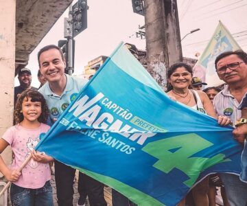 Wagner Prefeito-44 destaca os programas de moradia e segurança para o Pirambu.