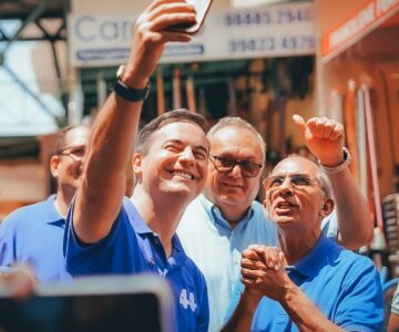 No Mercado São Sebastião, Capitão Wagner inicia corrida ao Paço.